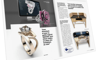Publication of 3DESIGN in the magazine l’Officiel